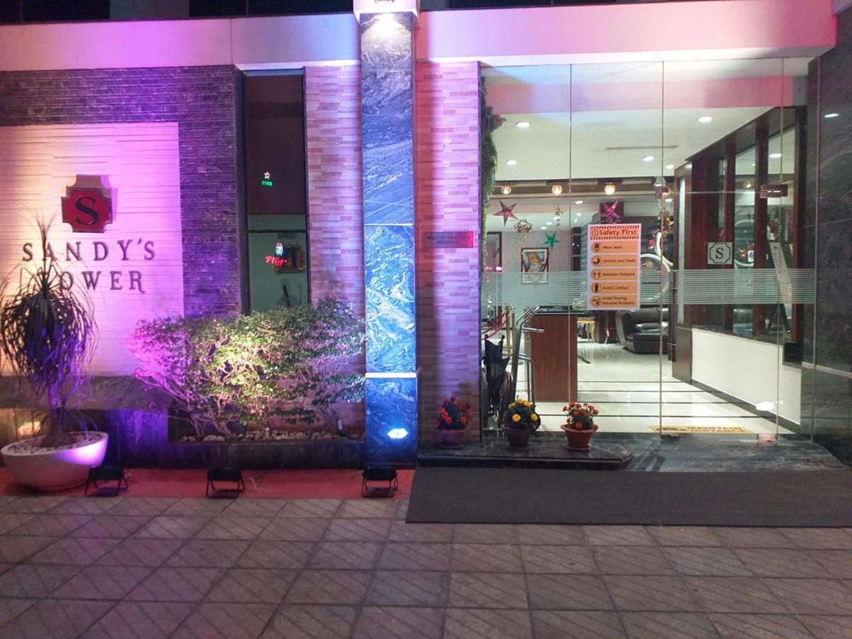 Hotel Sandy'S Tower Bhubaneswar Esterno foto