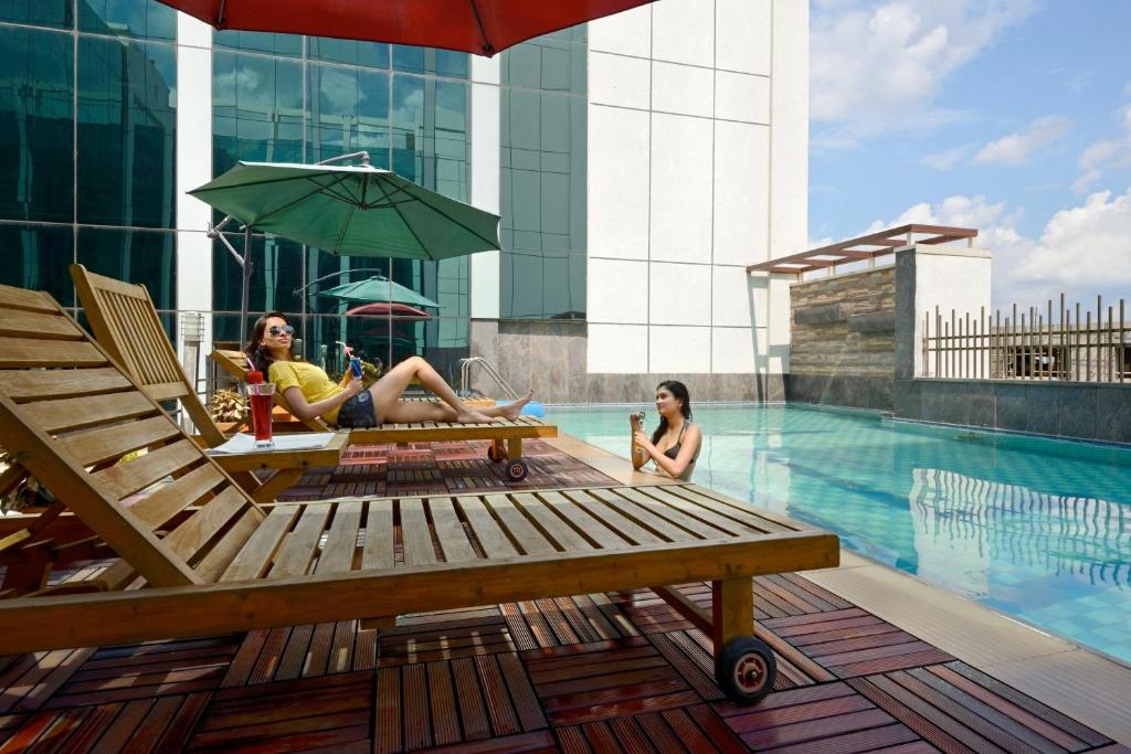 Hotel Sandy'S Tower Bhubaneswar Esterno foto